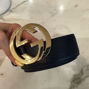 GUCCI MEN NAVY BLUE BELT